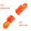 2pcs Ceramic Chopsticks Rests Chopstick Holder Simple Unique Design Prevent Rolling Keep Table Clean 3