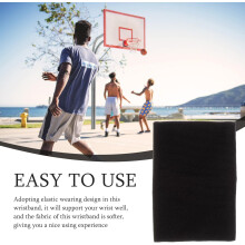 2pcs Esportes Pulso Brace suor absorvendo alça elástica para ginásio treino confortável protetor do pulso