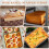 25pcs Coffee Paper Loaf Pans Baking Loaf Molds with Rectangular Shape and High Temperature Resistance 1