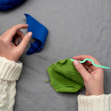 Ensemble de 30 aiguilles à crochet en plastique, 3 outils de tricot courbés pour le tissage artisanal DIY