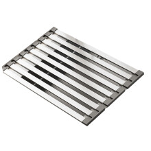 Stable 304 Rustless Steel Dish Rack Ideal For Drying Dishes-XL