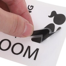 20pcs engraçado WC sinais banheiro parede decoração sinais porta adesivo decal