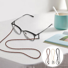 3 correas para el cuello de gafas, cadenas para gafas de cuero, correas para gafas