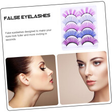 25 Paar künstliche Wimpern für Make-up, dichtes Wimperndesign für Partys und den Alltag