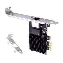 Metal PCIe to 10Gbps RJ45 NIC Networking-X1s electrical port