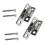 1/2Pcs Corrosion Resistant 304 Steel Gate Hinges with-2 pack 1