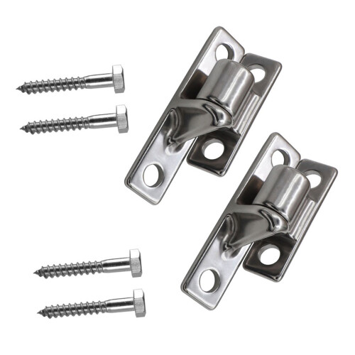 1/2Pcs Corrosion Resistant 304 Steel Gate Hinges with-2 pack