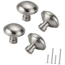 4Pcs Cabinet Door Handle Dresser Pulls Modern Drawer-Chrome