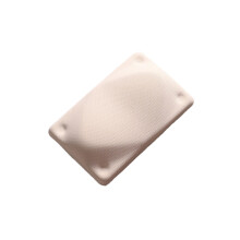 Rectangle Ergonomic Wrist Cushion Nonslip Base Silicone-White S