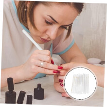 Lot de 30 stylos à nail art à points, stylos de manucure de 17,5 cm à mine blanche pour la réalisation de nail art DIY