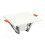 Plastic Hole Cover Plate Wall Hole Decoration Plug Flue-White 1
