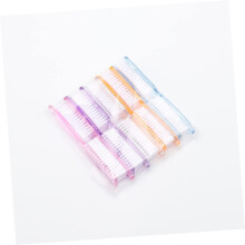 20pcs Nail Brush Set for Cleaning Long Handle Hand Nail Cleaning Brush Assorted Colors Manicure Tools