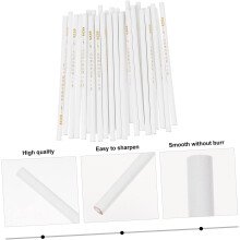 30 buc stilouri pentru unghii cu miez alb, 17,5 cm, stilouri pentru pictura unghiilor DIY
