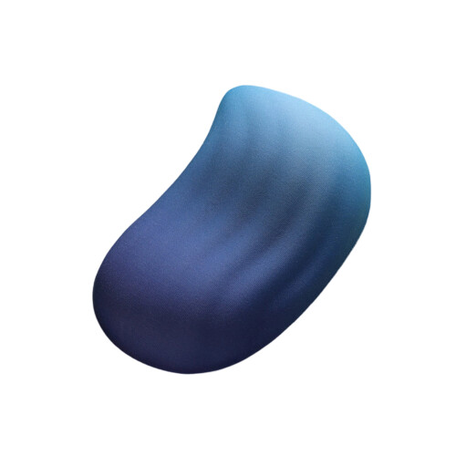 Soft Silicone Wrist Support Mouse Pad With-moonlightBlue