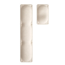 Comfortable Silicone Wrist Support For-White Large mouse pad