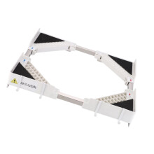 Stackable Washer Dryer Kit Having Hooks For Small Appliances