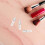 30 τεμάχια μίνι σωληνάρια lip gloss 1,2 ml κενά επαναγεμιζόμενα δοχεία κραγιόν με ράβδο 6
