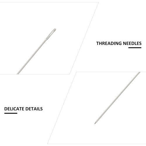 20Pcs Superfine Beading Needles 0.45Mm Diameter DIY Crystal Threading Tools 1