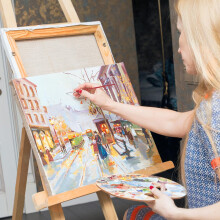 Set van 30 miniatuurschilderpenselen van nylonhaar, fijne detailpenselen voor olieverfschilderijen.