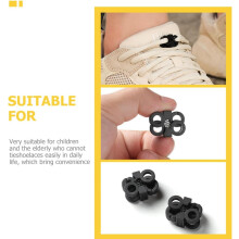 20 Stück Schnellverschluss-Schnürsenkelschnallen für Freizeitschuhe, Schuhzubehör
