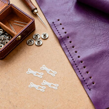 20 set di ganci metallici a scomparsa con occhiello per abbigliamento e occhiello per pantaloni, per la sostituzione della chiusura.