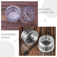 20 Stück Kunststoff-Shaker-Becherdeckel, Saftshaker-Deckel, spritzwassergeschützt, leicht, tragbar, Getränkemixer-Deckel