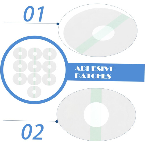 20pcs Sports Non-slip Adhesive Patch Elastic Sensor Fixed Patch Breathable 2