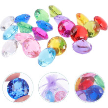 20 Stück Acryl-Edelsteine, Kristalle, künstliche Edelsteine, gemischte Farben, Dekoration, Bastelarbeiten, fördert die Fantasie