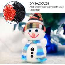 260-teiliges Schneemann-Bastelset mit Zubehör, Weihnachtsdekorationsartikeln und Knöpfen