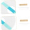 20pcs Sports Non-slip Adhesive Patch Elastic Sensor Fixed Patch Breathable 5