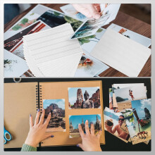20 Blatt selbstklebende PVC-Eckenverbinder für Fotos, 1,1 cm x 1,15 cm, zur Bildermontage
