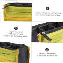 3pcs bolsa de viagem prática maquiagem bolsa de armazenamento polivalente bolsa de mão forro para higiene pessoal de viagem design elegante