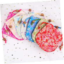 27 bolsitas de brocado reutilizables con cordón para dulces, ideales para bodas, guardar joyas o como estuche de almacenamiento.