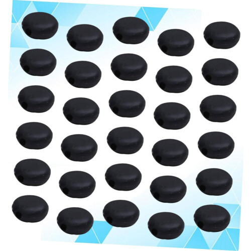 200pcs Silicone String Toggles Buckle Cord Adjuster for Drawstrings Paracord Lanyard Hat Face Mask String Adjuster