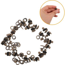 30 jeux d'œillets métalliques à boucle pour lacets de chaussures et bottes