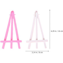 Set di 20 cavalletti da pittura in plastica per bambini, colori assortiti, con struttura a treppiede, supporto per esporre opere d'arte creative.