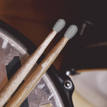 20 stuks siliconen drumsticktips voor geluidsreductie en een verbeterd ritme, praktische drumstickdempers als accessoire.