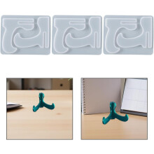 3 Silikonformen zum Selbermachen von Handyhaltern für Epoxidharz-Bastelarbeiten, Silikonformen in Tropfenform
