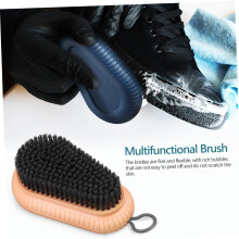 Wasborstel voor vlekken en schoenen, 4 stuks, zachte, antislip borstelharen, diverse opties.