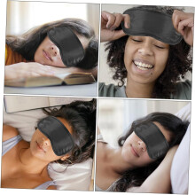 20 Stück Einweg-Schlafmasken mit komfortablem, geschmeidigem Futter und doppelten Gummibändern