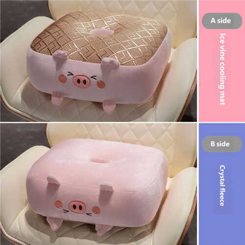 Portable Rattan Styles Sitting Pillow Features Washable-A