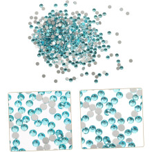Decorazione per unghie a forma di diamante con base piatta in cristallo, elegante ornamento per manicure fai da te.