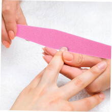 20 limas de uñas portátiles de doble cara con esponja para manicura.