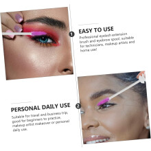 20pcs Diamond Eyelash Tube Eyelash Mascara and Makeup Brush Wands for Eyebrows