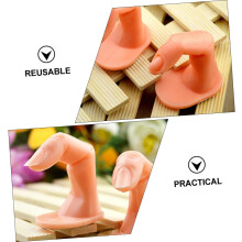 20 Stück Nagelkunst-Übungsfinger für Maniküre und Pediküre
