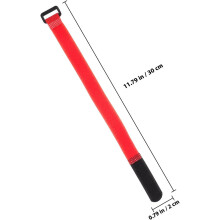 25 Stück rote elastische Klett-Befestigungsgurte 20x300mm Spanngurte für Matten