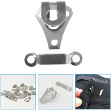30 Sets Nähhaken und Ösen aus Metall, silberweiß, rostbeständig, für Kleidung