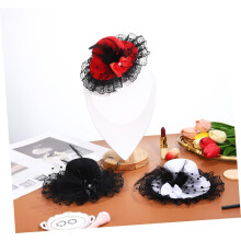 3pcs Vintage Bow Chapéus Fascinator Chapéu Vestido Mulheres Acessórios de Cabelo para Festa do Chá Banquete Evento Noval