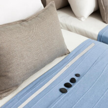 Kit di 20 cerniere in nylon a doppia testa per cucire lenzuola e copripiumini resistenti.