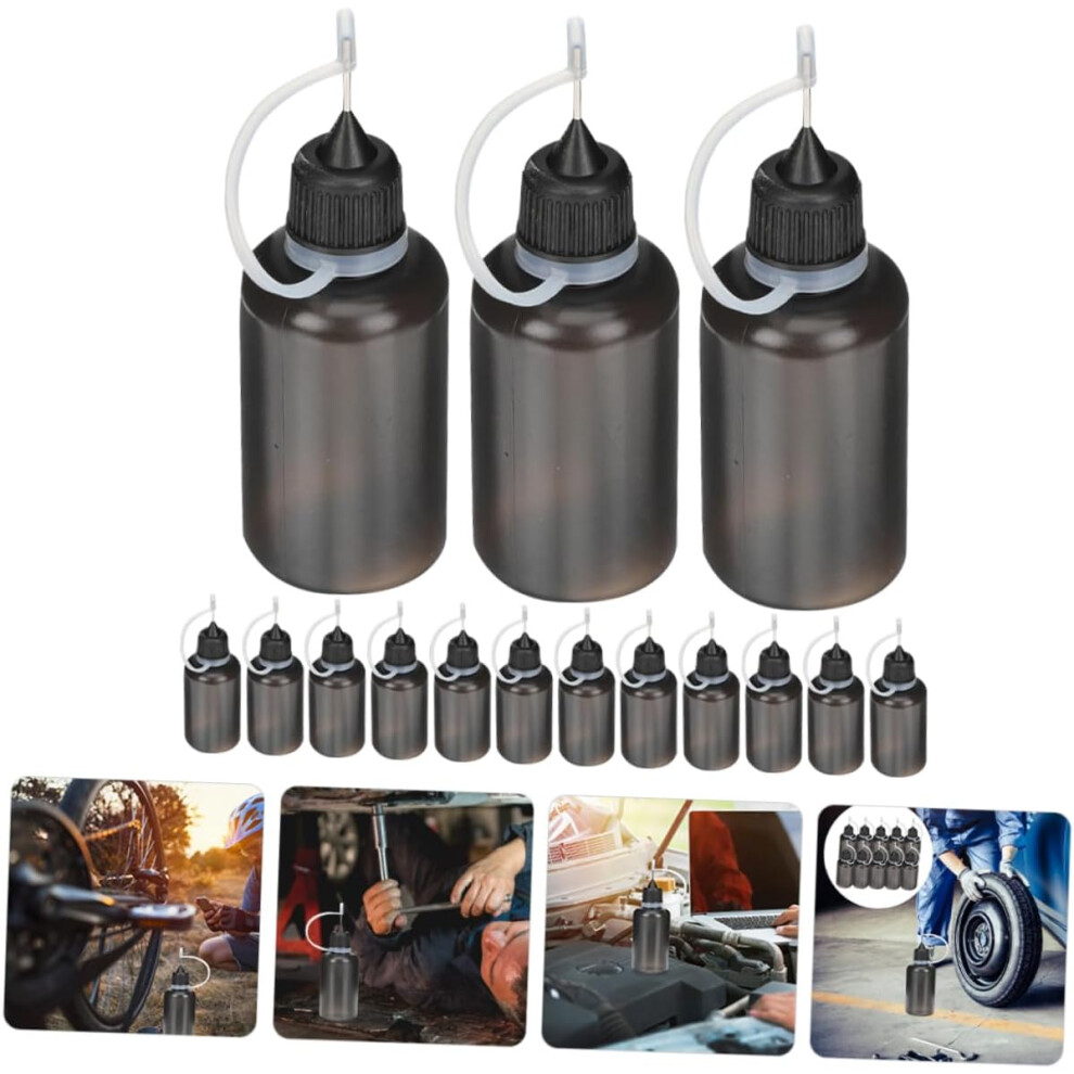 Hkhbjs 20Pcs Oil Filling Bottle Needle Tip Glue Bottle Plastic Dropper For Small Gluing Projects